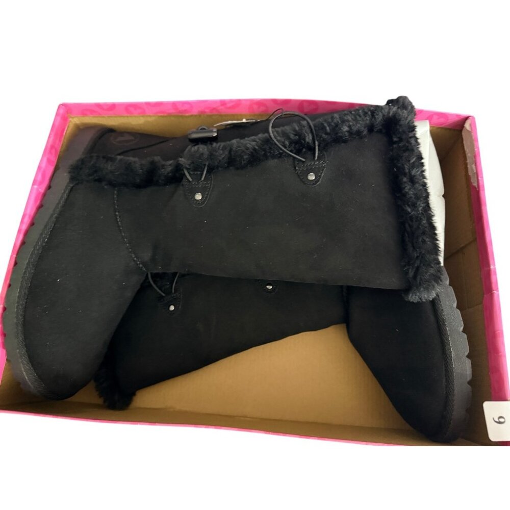NEW in Box Airwalk Women's Myra Tall Black Winter Boots Size 6 Fuzzy Warm - Picture 5 of 6